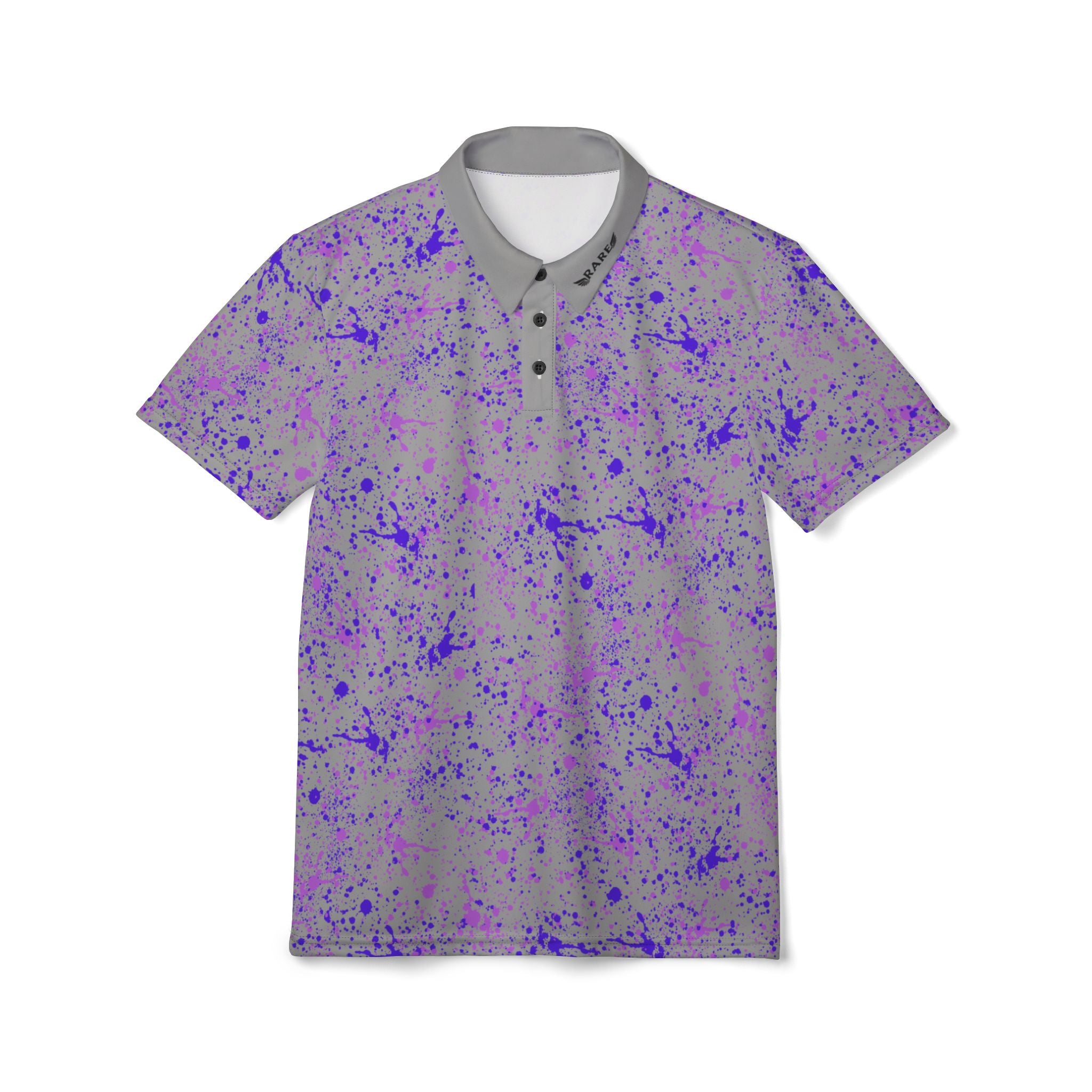 "Splash" Grey Unisex Polo