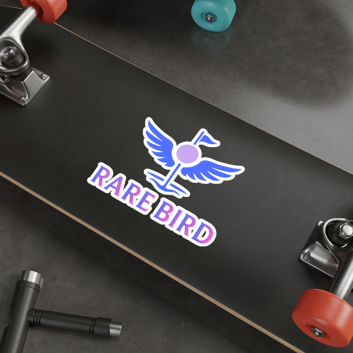 Colorful Rare Bird Die-Cut Sticker