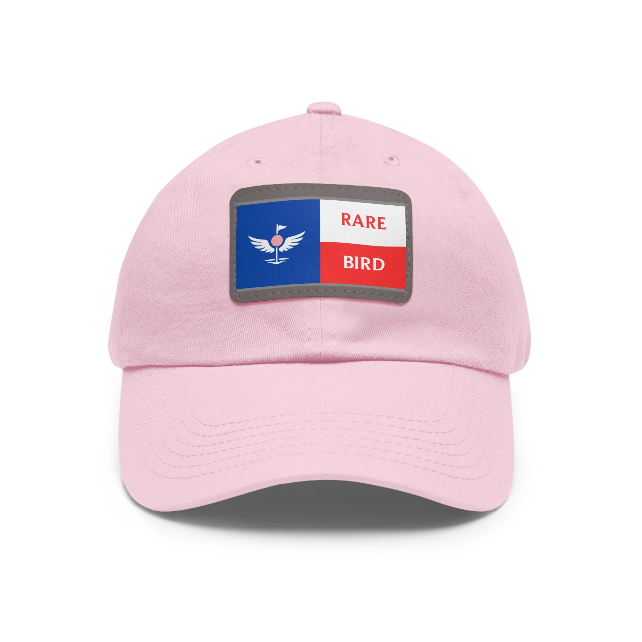 Dad Hat with Leather Patch (Rectangle)