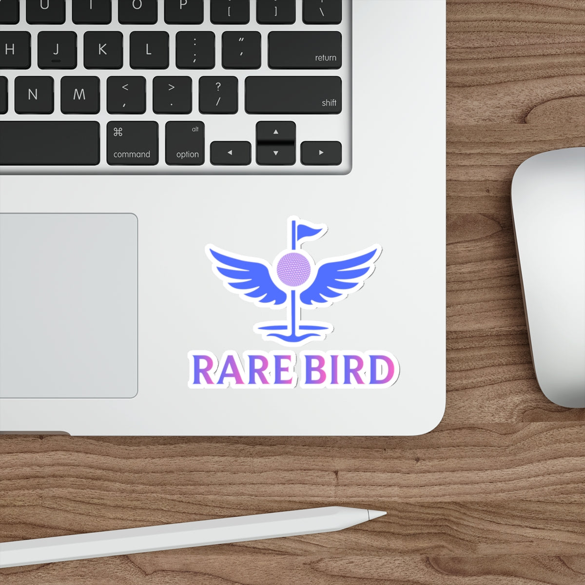 Colorful Rare Bird Die-Cut Sticker