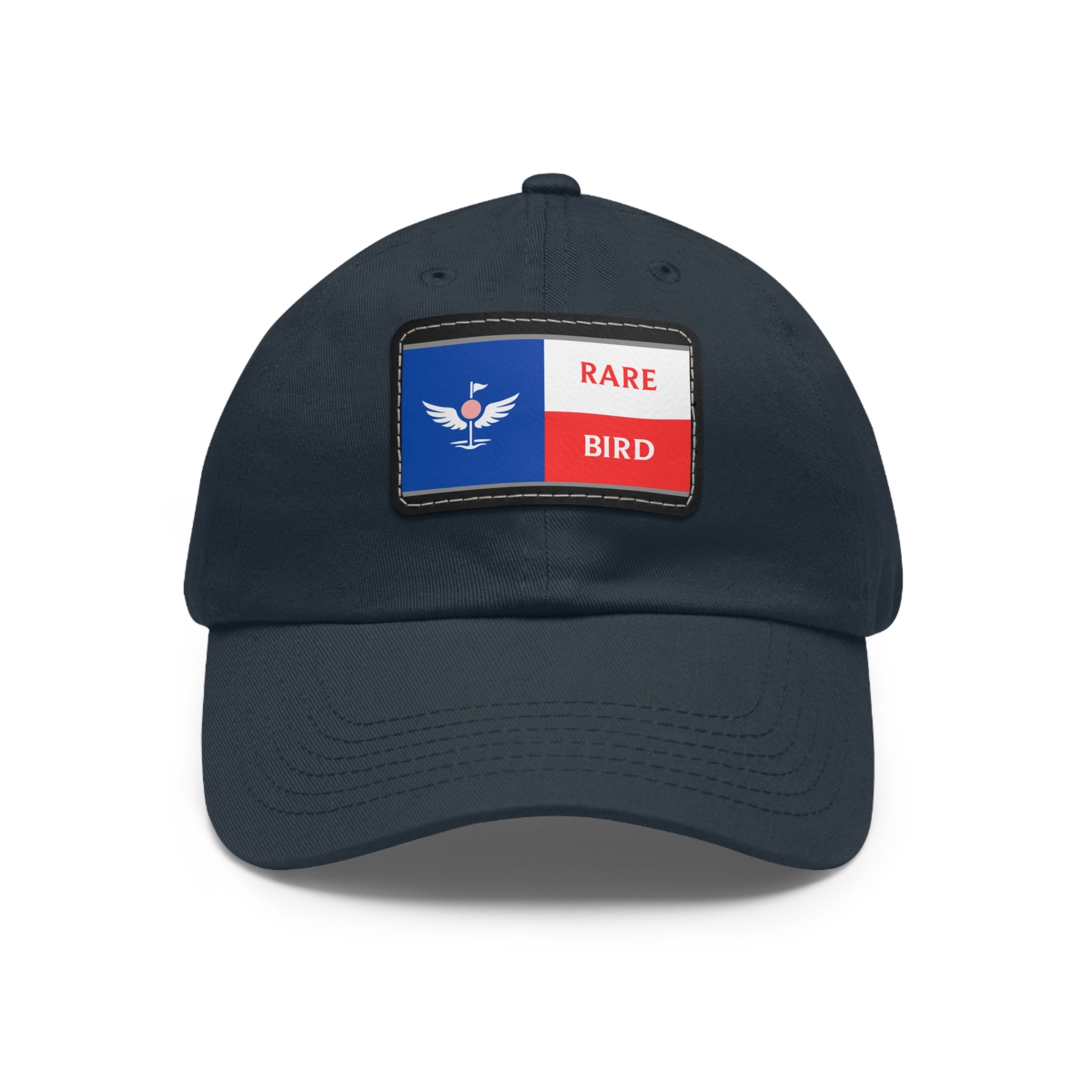 Dad Hat with Leather Patch (Rectangle)