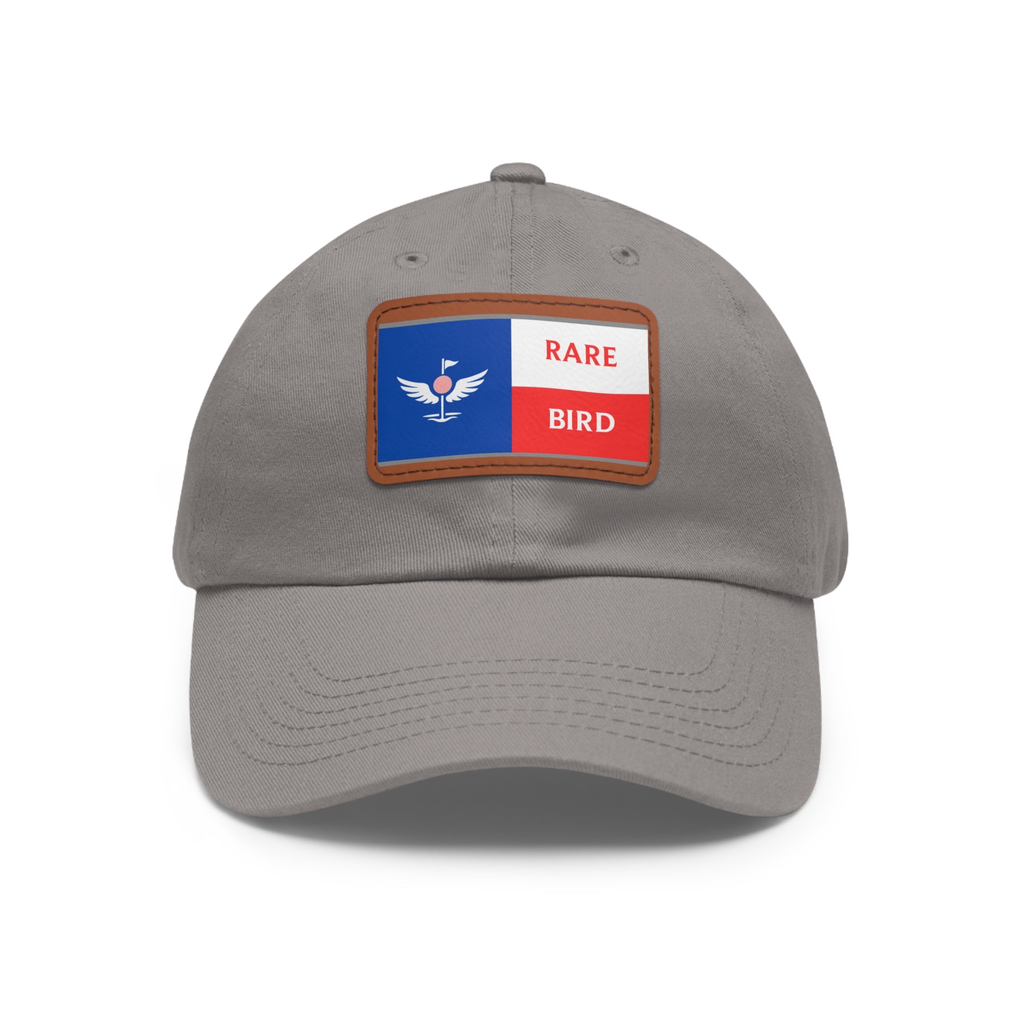 Dad Hat with Leather Patch (Rectangle)