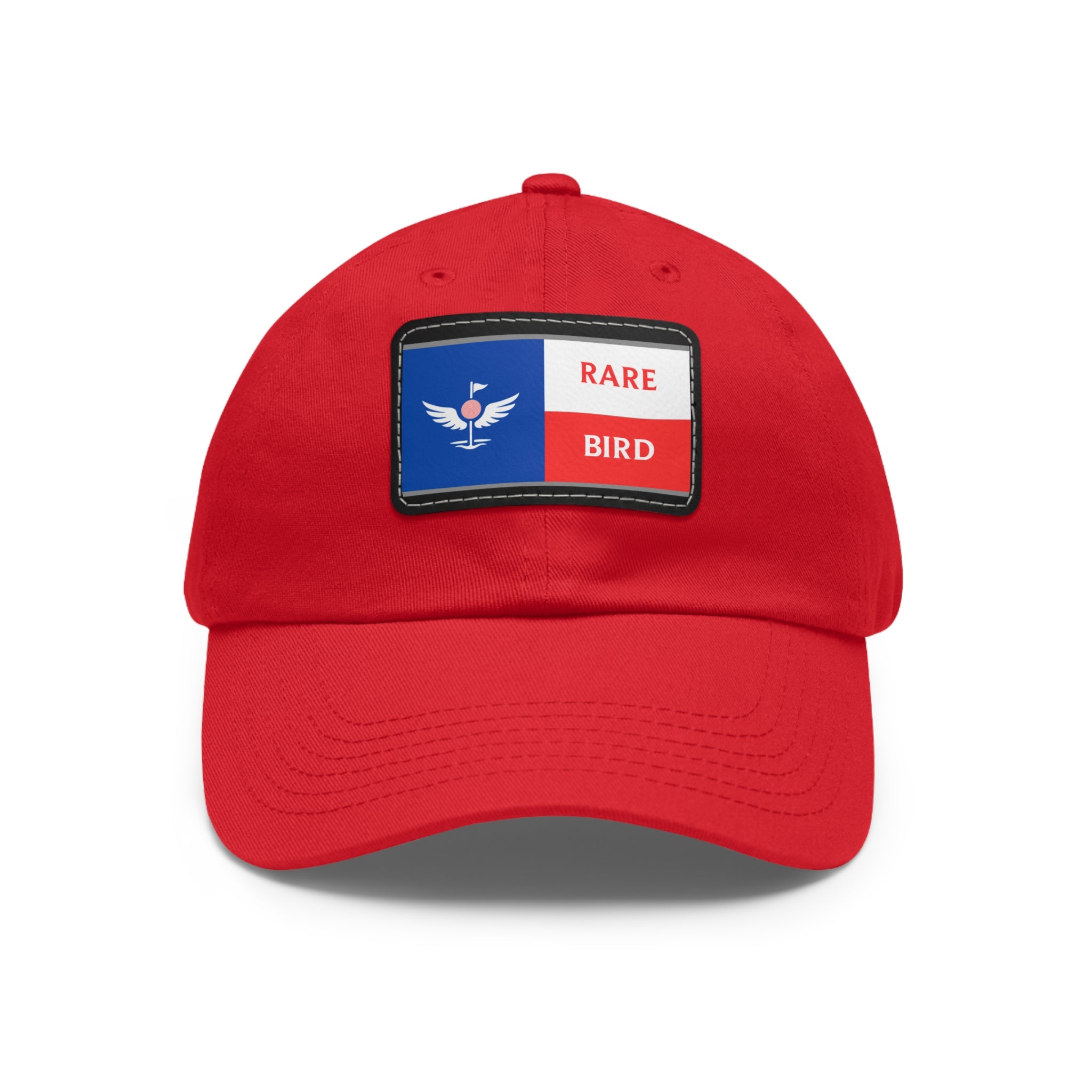 Dad Hat with Leather Patch (Rectangle)