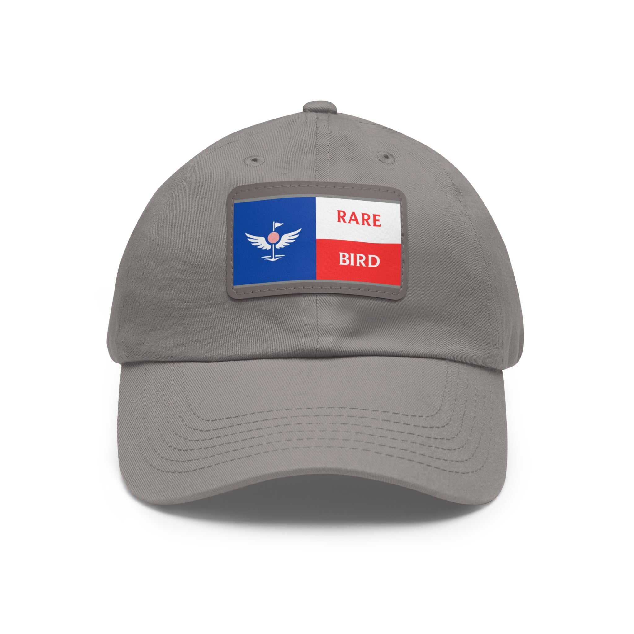 Dad Hat with Leather Patch (Rectangle)