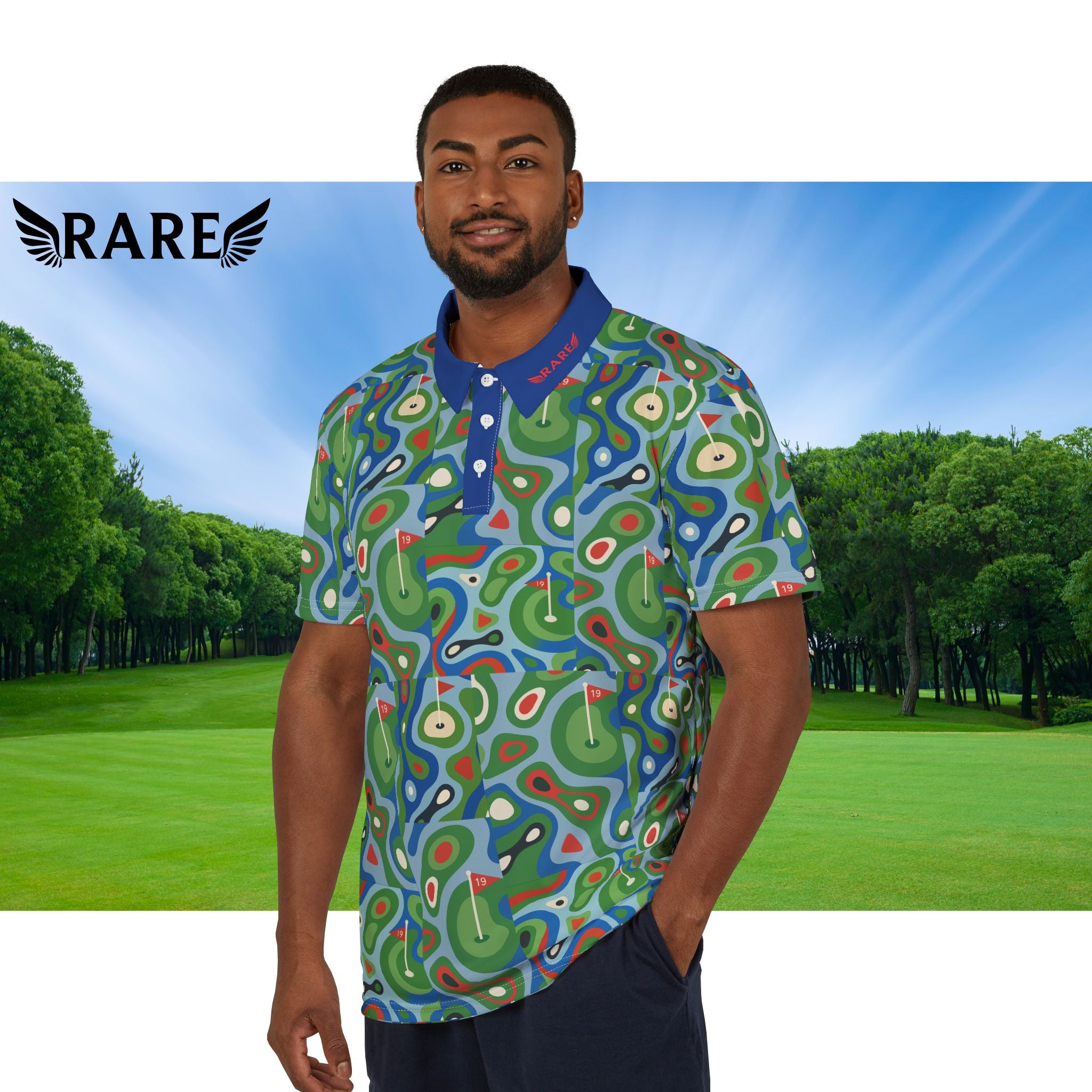 "Golf Trip" Performance Polo