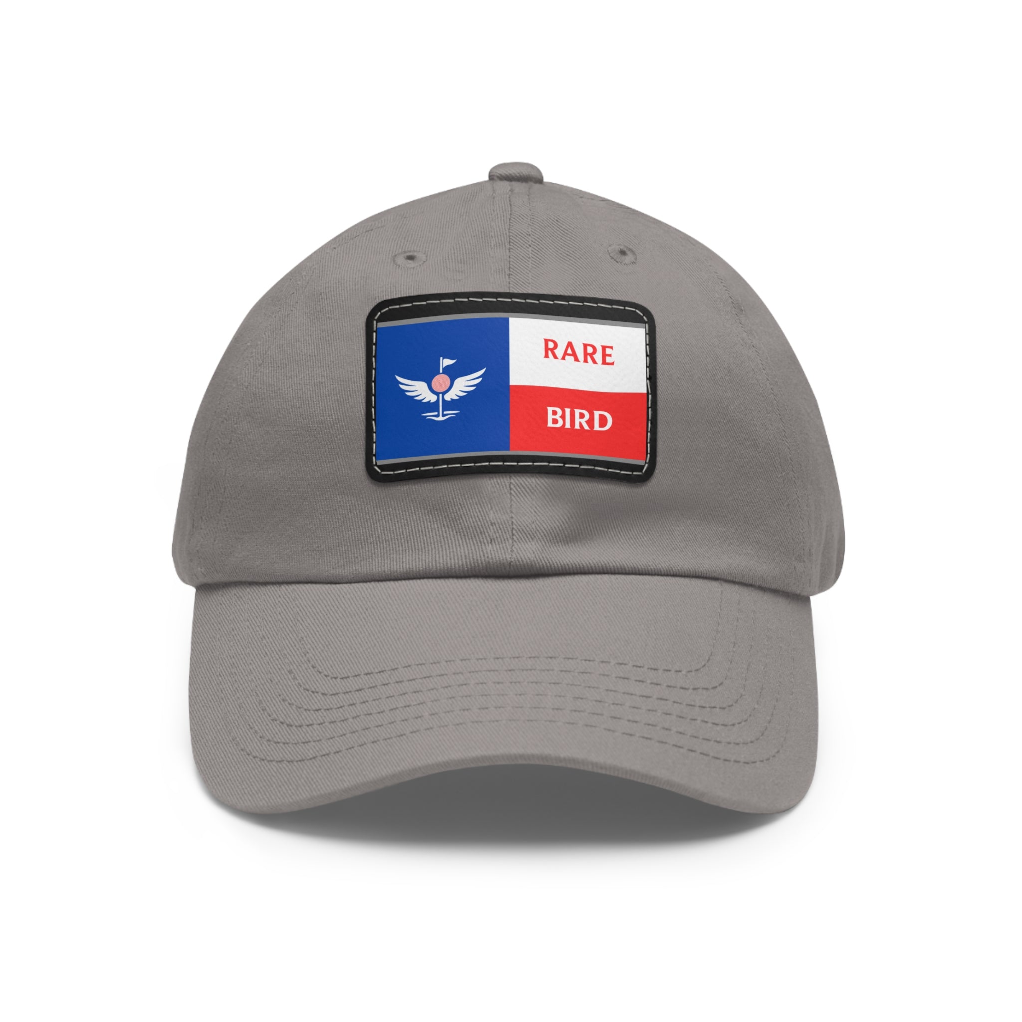 Dad Hat with Leather Patch (Rectangle)