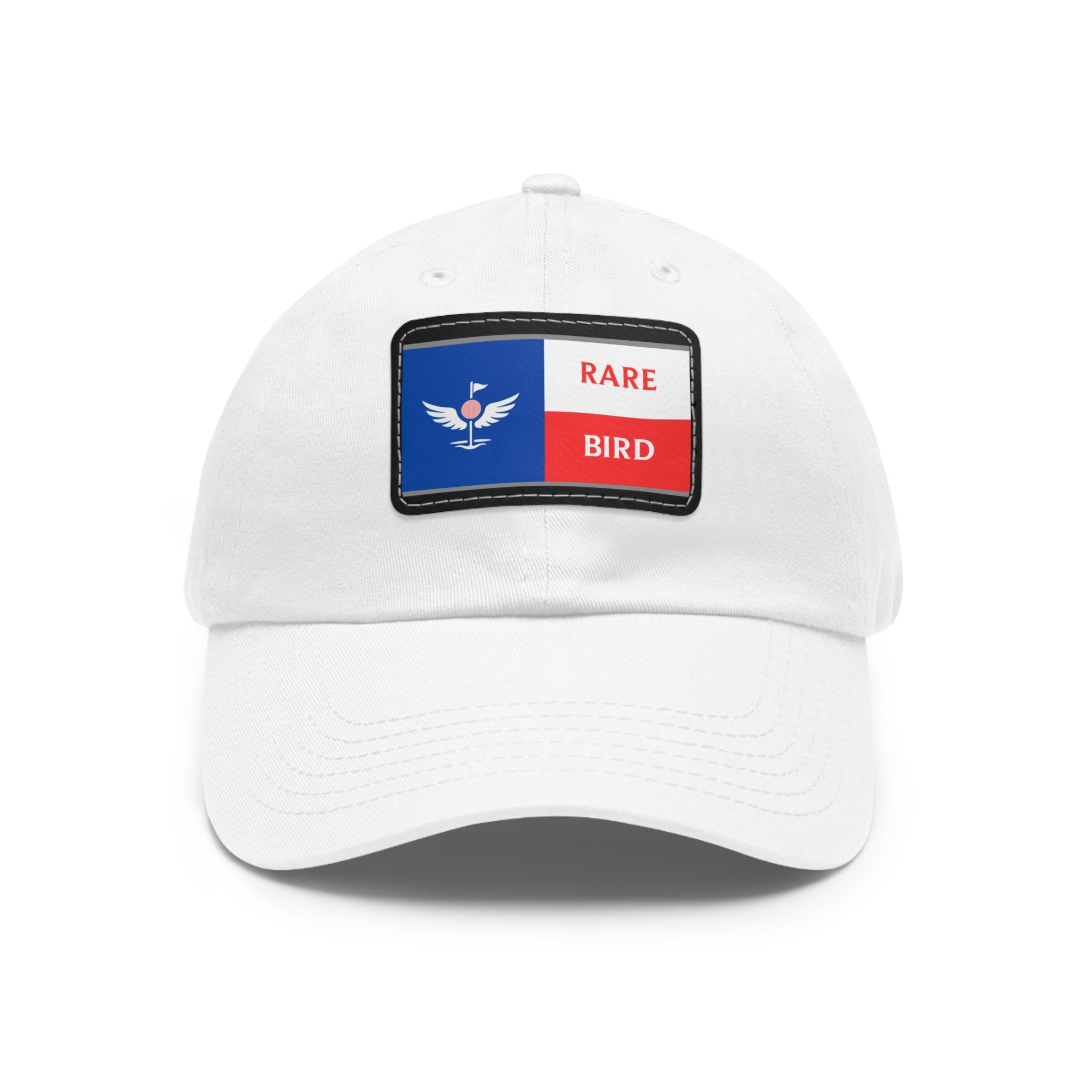 Dad Hat with Leather Patch (Rectangle)