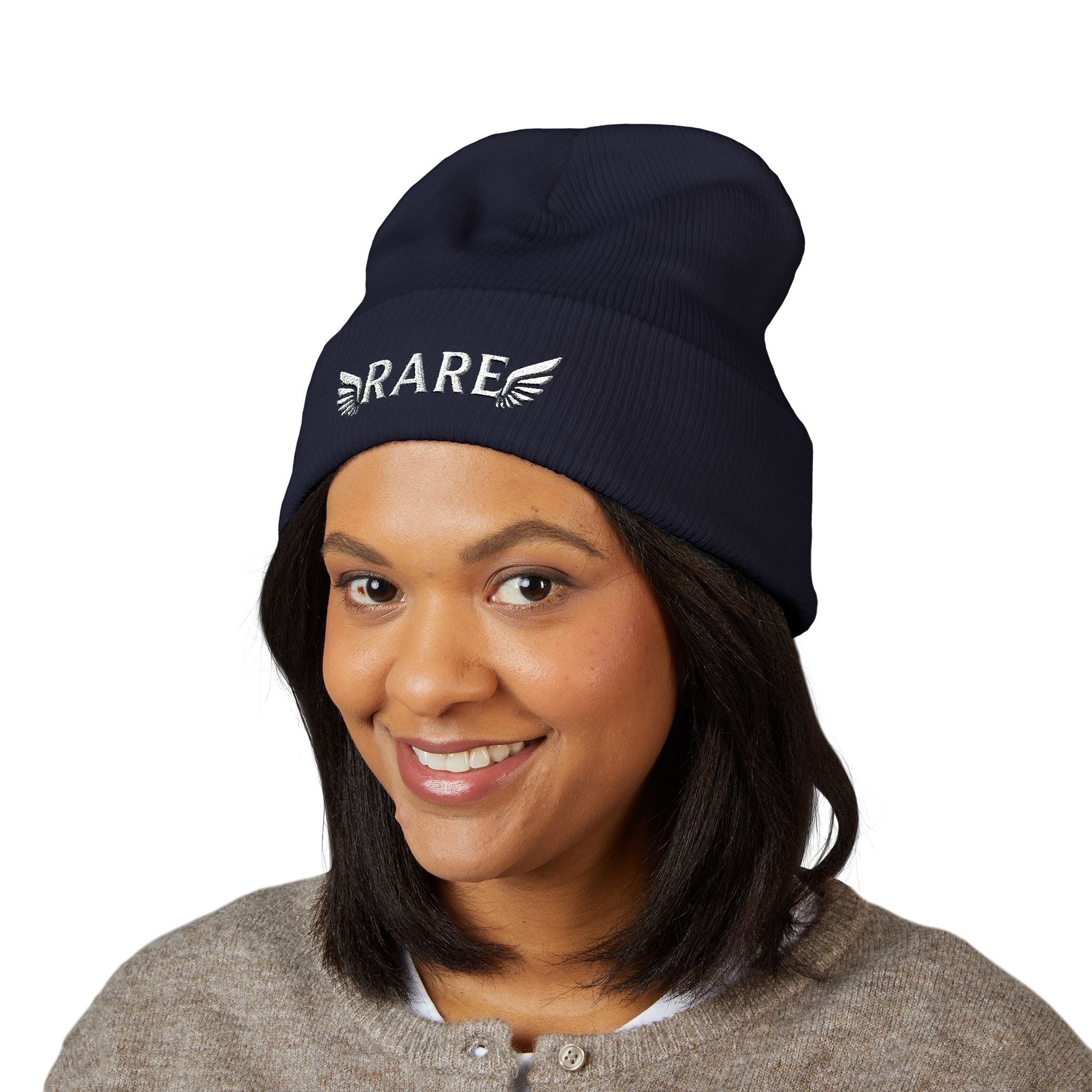 Winged Rare Embroidered Beanie
