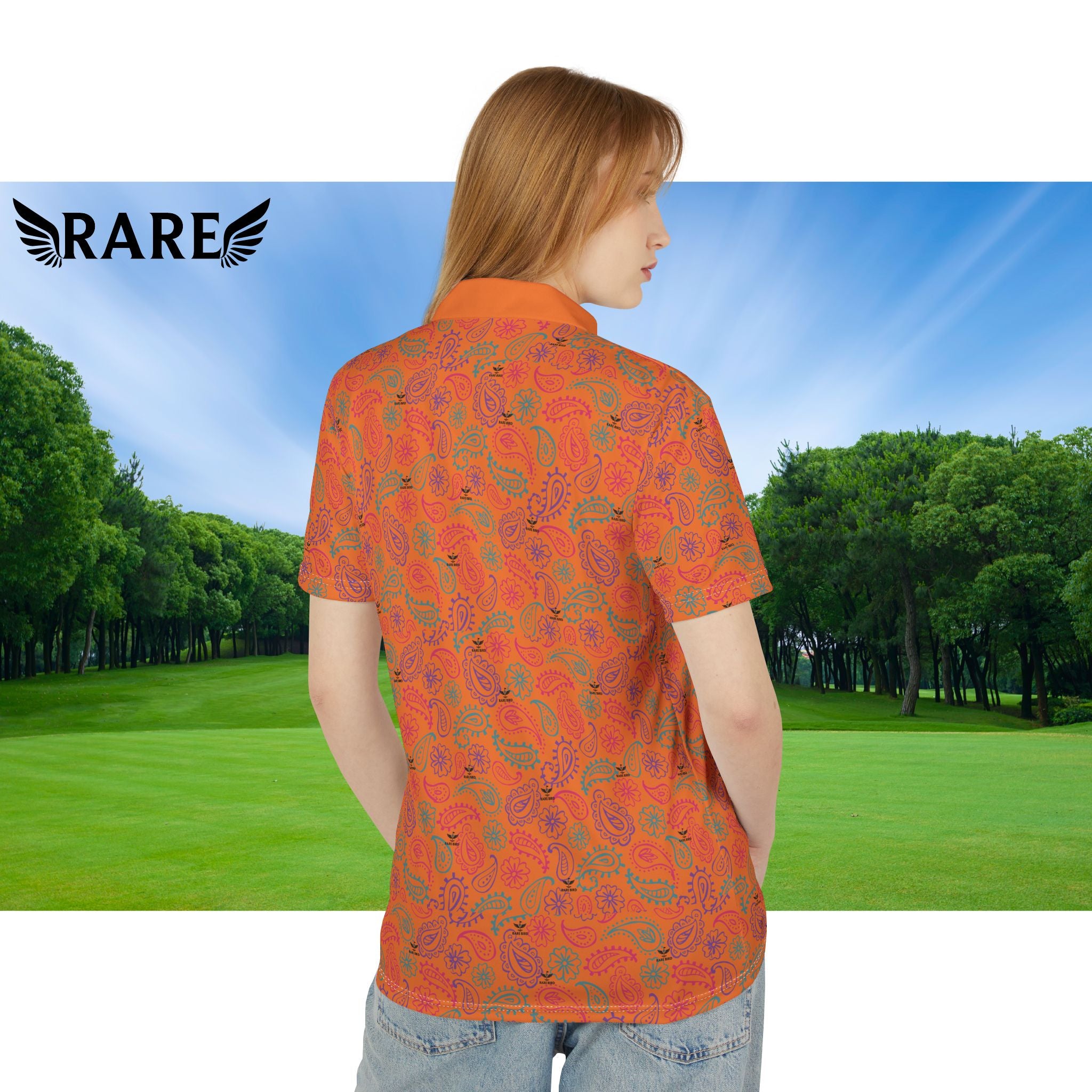 "Bandana Orange" Unisex Polo