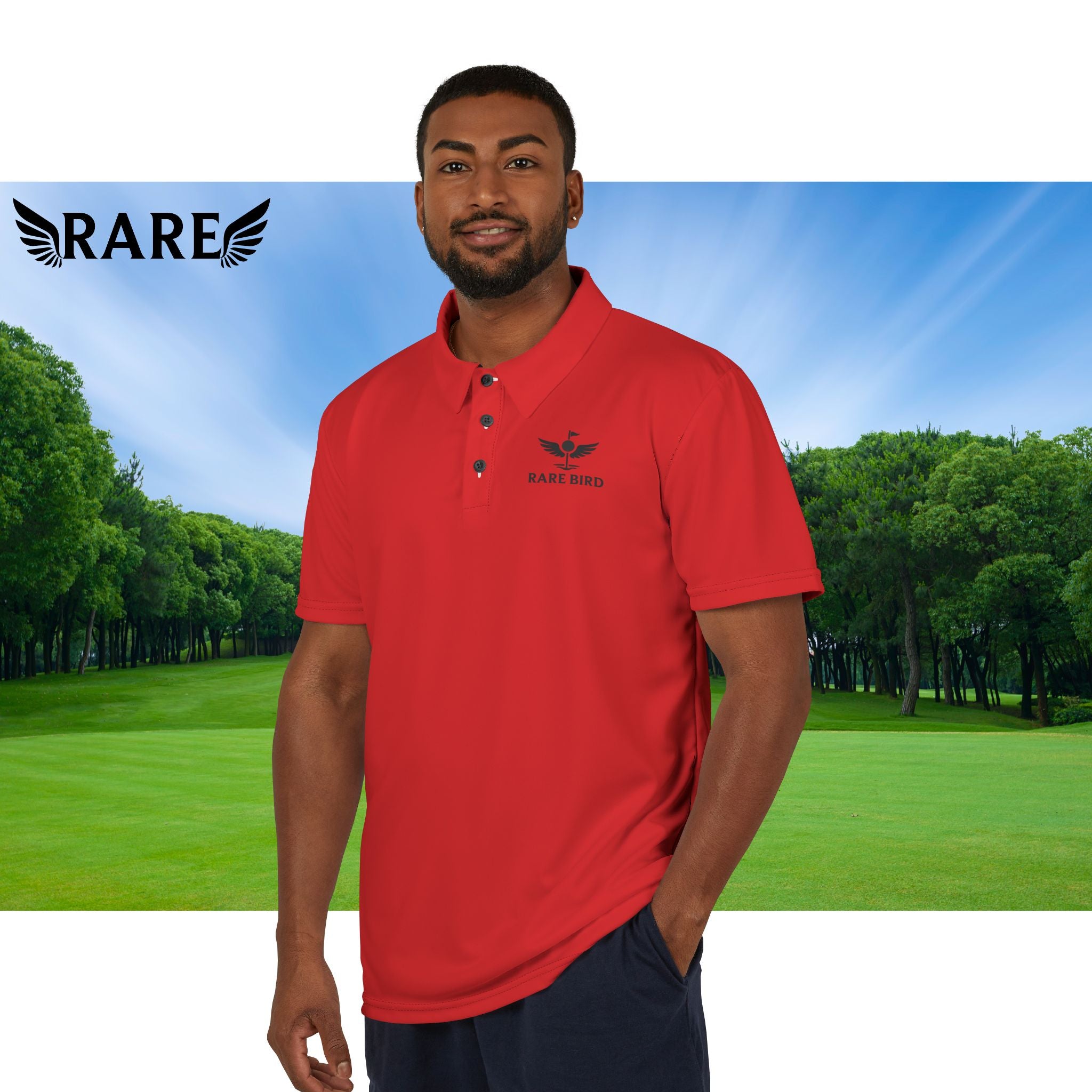 Sunday Red Polo Shirt