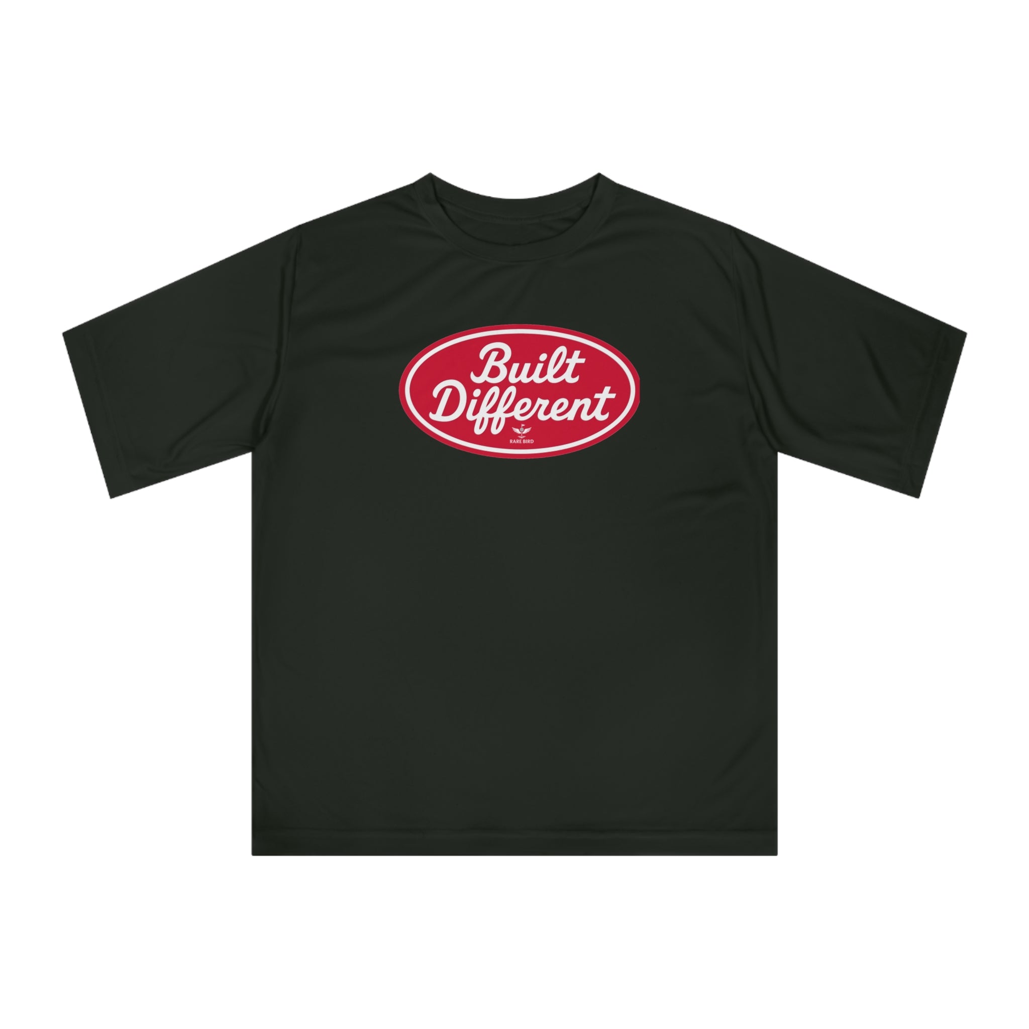 "Built Different" Poly T-Shirt