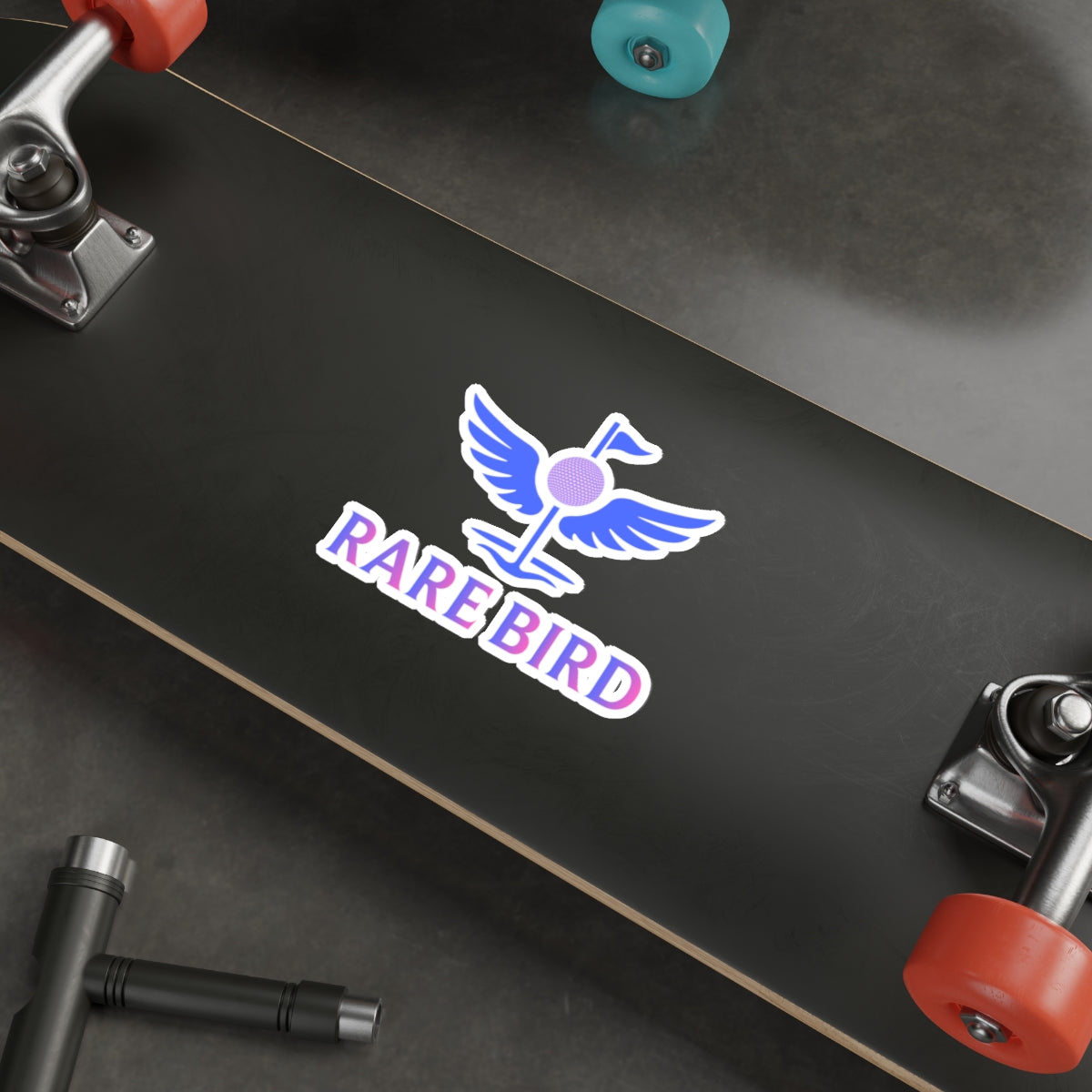 Colorful Rare Bird Die-Cut Sticker