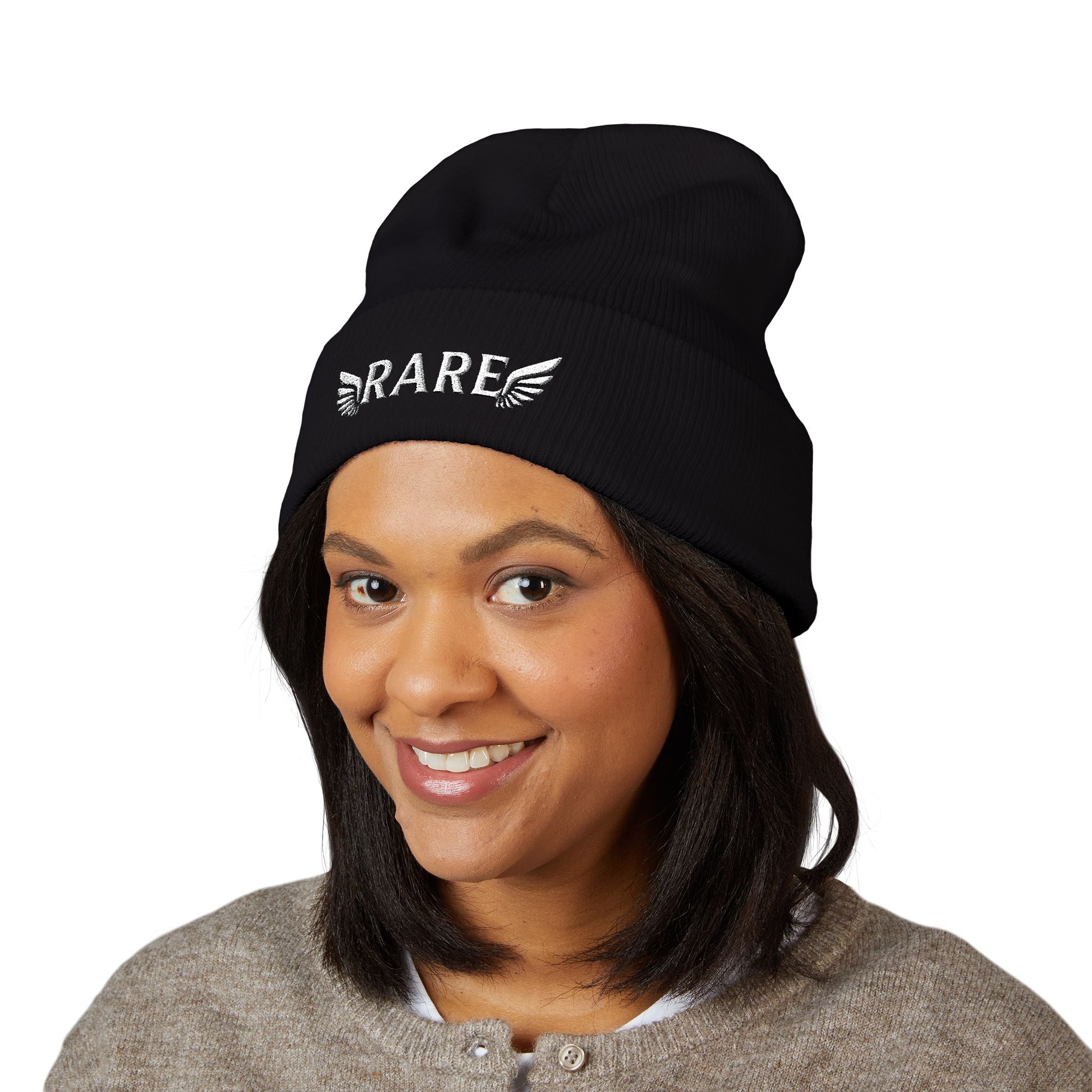 Winged Rare Embroidered Beanie