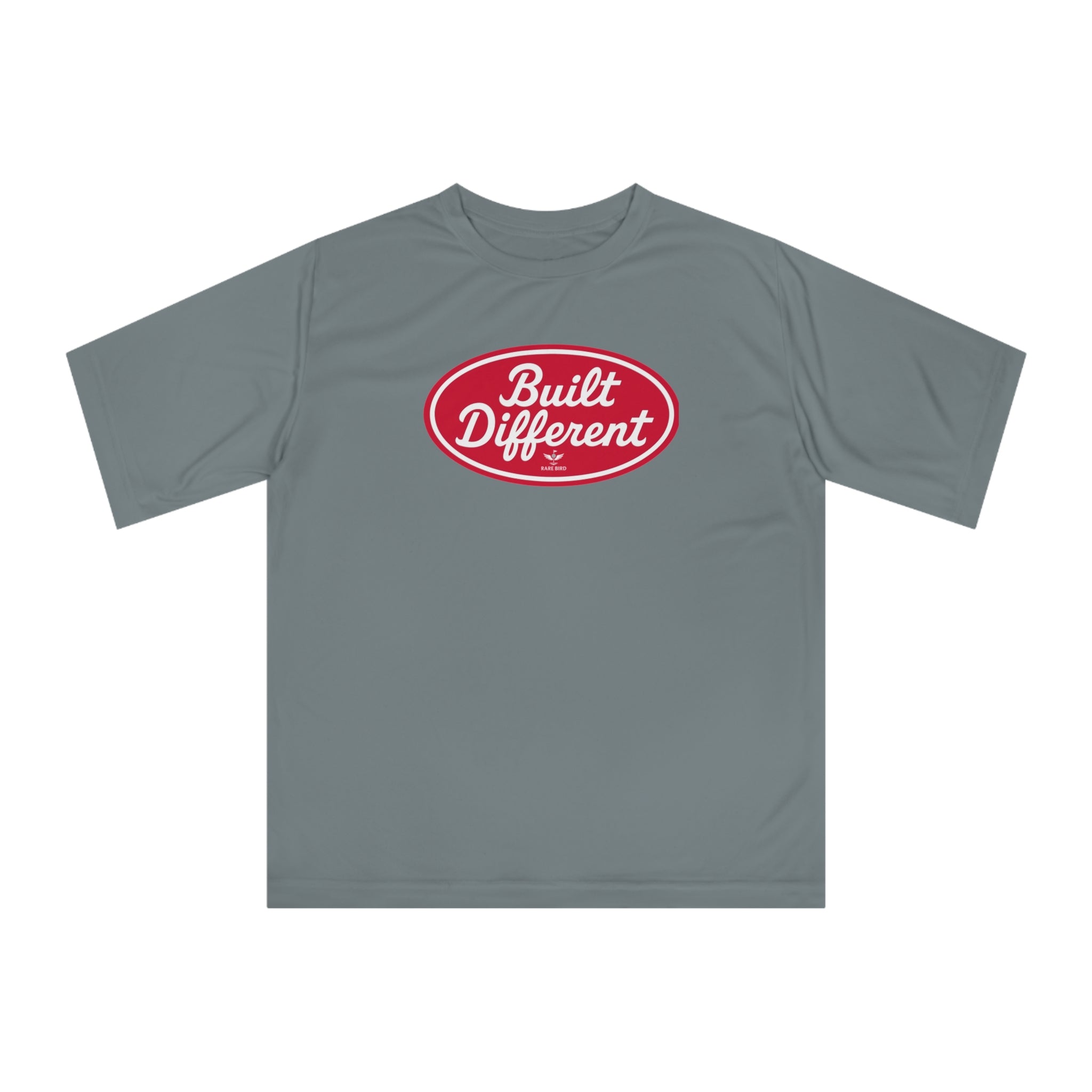 "Built Different" Poly T-Shirt